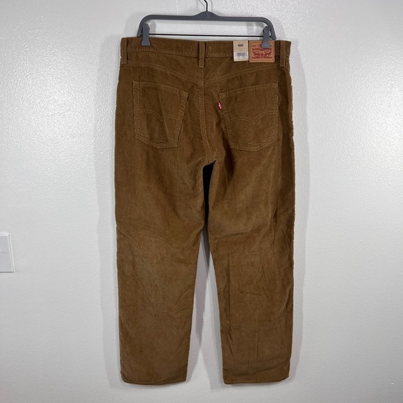 Levi's‎ '94 Baggy Corduroy Pants Mens 32x31 Brown Tan Relaxed Fit Wale Cotton - Picture 3 of 9